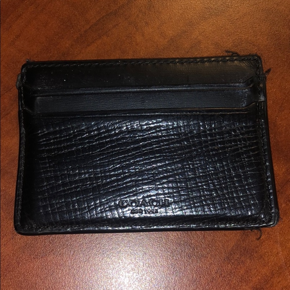 Men’s Coach Money-clip Wallet